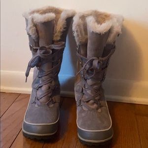 Gray Winter boots